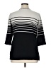 Bloomingdale's Stripes Black Pullover Sweater Size XL - photo 2