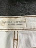Nili Lotan 100% Cotton Ivory Jeans Size 26 waist - photo 7