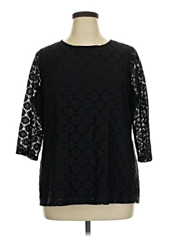D&Co. 3/4 Sleeve Top (view 1)