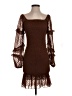 Prettygarden 100% Polyester Brown Cocktail Dress Size S - photo 1