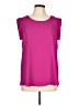 Pleione 100% Polyester Pink Short Sleeve Top Size L - photo 1