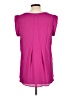 Pleione 100% Polyester Pink Short Sleeve Top Size L - photo 2