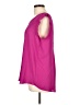Pleione 100% Polyester Pink Short Sleeve Top Size L - photo 5