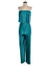 Amanda Uprichard 100% Polyester Teal Blue Jumpsuit Size XS - photo 1