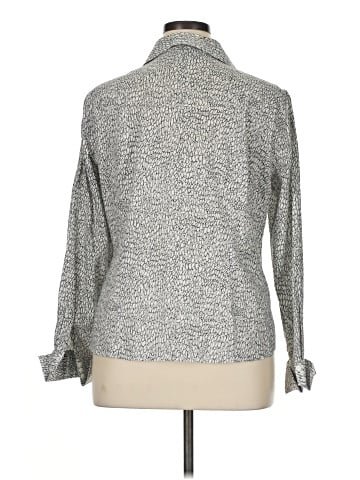 Jones New York Collection Long Sleeve Button-Down Shirt (view 2)