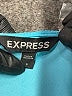Express 100% Polyester Solid Teal Cocktail Dress Size 8 - photo 7