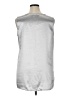 DKNY 100% Polyester Silver Sleeveless Blouse Size XL - photo 2