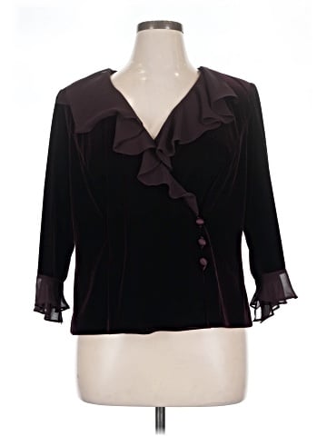 Alex Evenings 3/4 Sleeve Blouse (view 1)