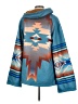 Unbranded Blue Poncho Size M - photo 2