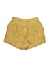 J.Crew Solid Yellow Khaki Shorts Size 2 - photo 1