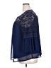 AGB 100% Polyester Blue 3/4 Sleeve Blouse Size 2X - photo 5