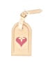 Louis Vuitton 100% Leather Ivory Tan Luggage Tag  One size - photo 1