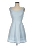 Tea & Cup Solid Blue Cocktail Dress Size M - photo 1