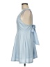 Tea & Cup Solid Blue Cocktail Dress Size M - photo 5