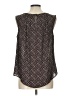 Worthington 100% Polyester Brown Sleeveless Blouse Size L - photo 2