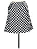 Iwollence Checkered-gingham Black Casual Skirt Size L - photo 2