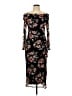 Ember 100% Polyester Floral Black Cocktail Dress Size L - photo 1