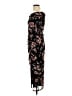 Ember 100% Polyester Floral Black Cocktail Dress Size L - photo 5