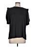 Worthington Black Short Sleeve Blouse Size L - photo 1