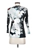 Impulse California Floral Silver 3/4 Sleeve T-Shirt Size S - photo 2