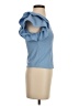 Zara Blue Short Sleeve Top Size S - photo 4