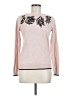Elle Floral Pink Pullover Sweater Size M - photo 1