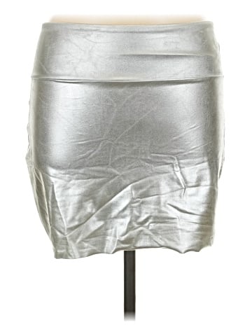 American Apparel Faux Leather Skirt (view 1)