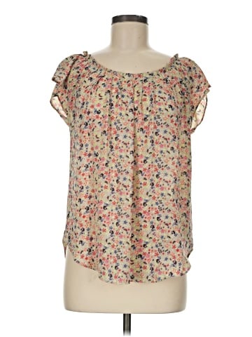 LC Lauren Conrad Short Sleeve Blouse (view 1)