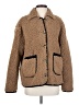 J.Crew 100% Polyester Brown Faux Fur Jacket Size S - photo 1
