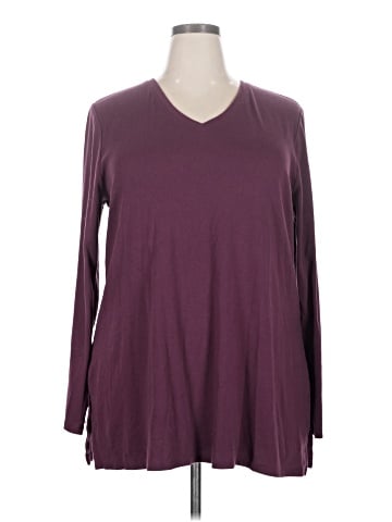 Lane Bryant 3/4 Sleeve T-Shirt (view 1)
