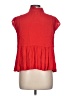 Walmart 100% Viscose Red Short Sleeve Blouse Size L - photo 2