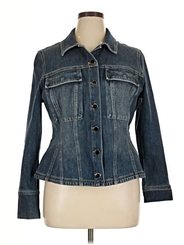 White House Black Market Denim Jacket (view 1)