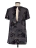 Wilfred 100% Silk Gray Short Sleeve Silk Top Size XS - photo 2