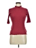 t.la Burgundy Short Sleeve Turtleneck Size M - photo 1