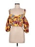 A.L.C. Yellow Short Sleeve Top Size 14 - photo 1