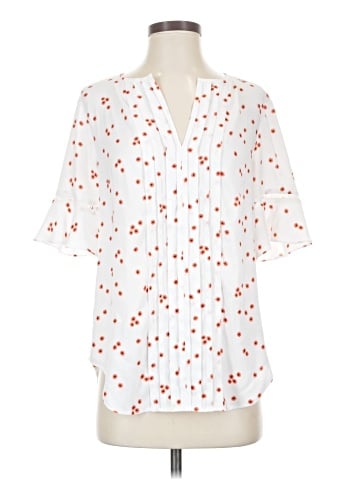 Ann Taylor Short Sleeve Blouse (view 1)