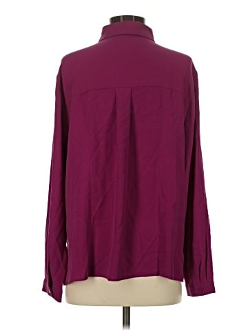 Eileen Fisher Long Sleeve Silk Top (view 2)