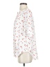 Ann Taylor 100% Polyester Hearts White Short Sleeve Blouse Size S - photo 5
