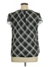 AK Anne Klein Argyle Gray Short Sleeve Blouse Size XL - photo 2