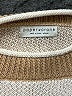 Paper Crane 100% Acrylic Color Block Tan Pullover Sweater Size M - photo 7