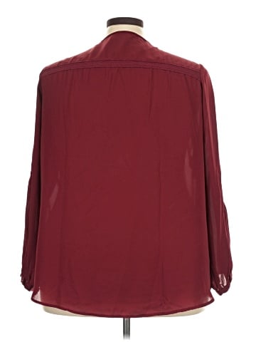 Roz & Ali Long Sleeve Blouse (view 2)