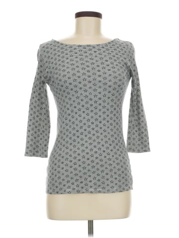 Zara W&B Collection 3/4 Sleeve T-Shirt (view 1)