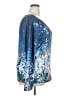 Misslook 100% Polyester Print Blue Pullover Sweater Size XXL - photo 4