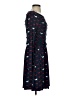 Leota Hearts Blue Casual Dress Size S - photo 4