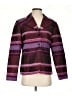 Coldwater Creek 100% Polyester Plaid Purple Blazer Size S - photo 1