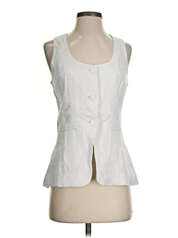 Madewell 100% Linen Scoopneck Cutaway Vest (view 1)
