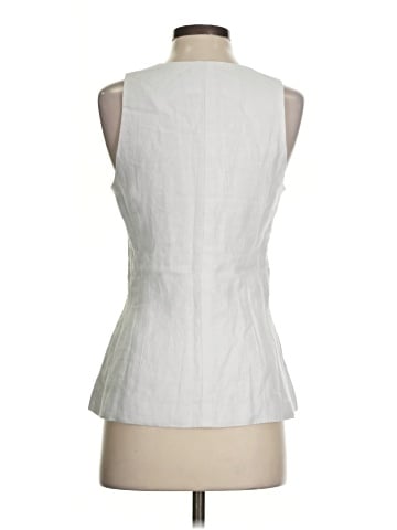 Madewell 100% Linen Scoopneck Cutaway Vest (view 2)