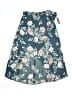 Leith 100% Polyester Floral Blue Skort Size S - photo 2