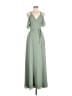 Lulus 100% Polyester Green Cocktail Dress Size M - photo 1