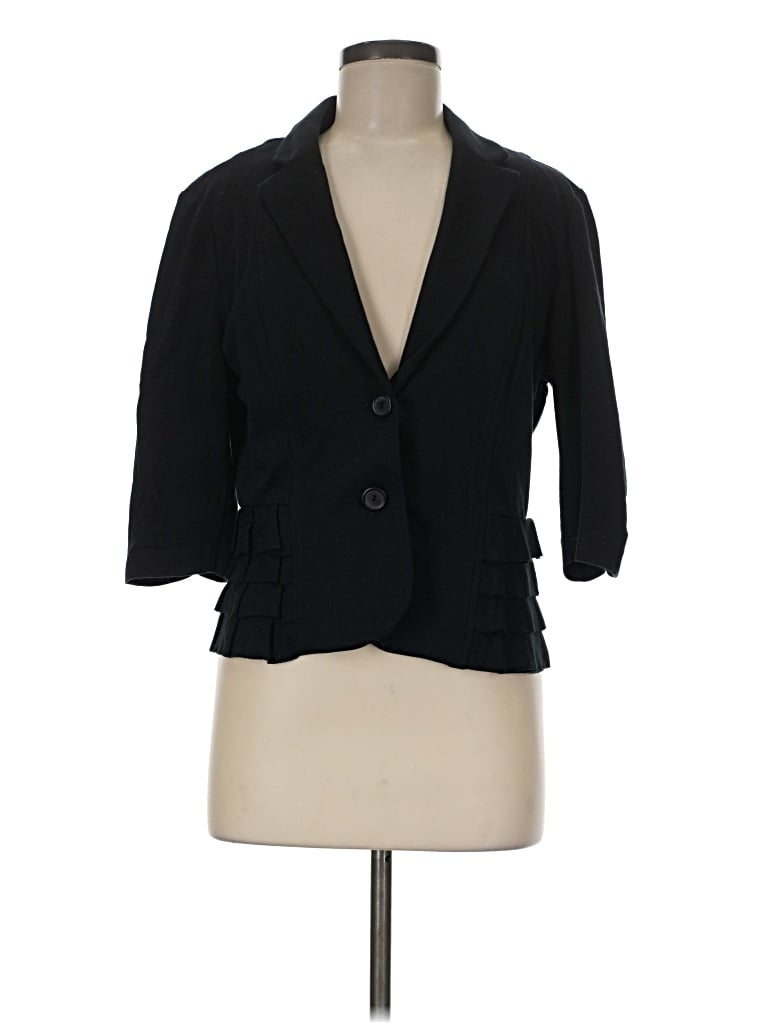 Pre-owned Elle Blazer Jacket In Black